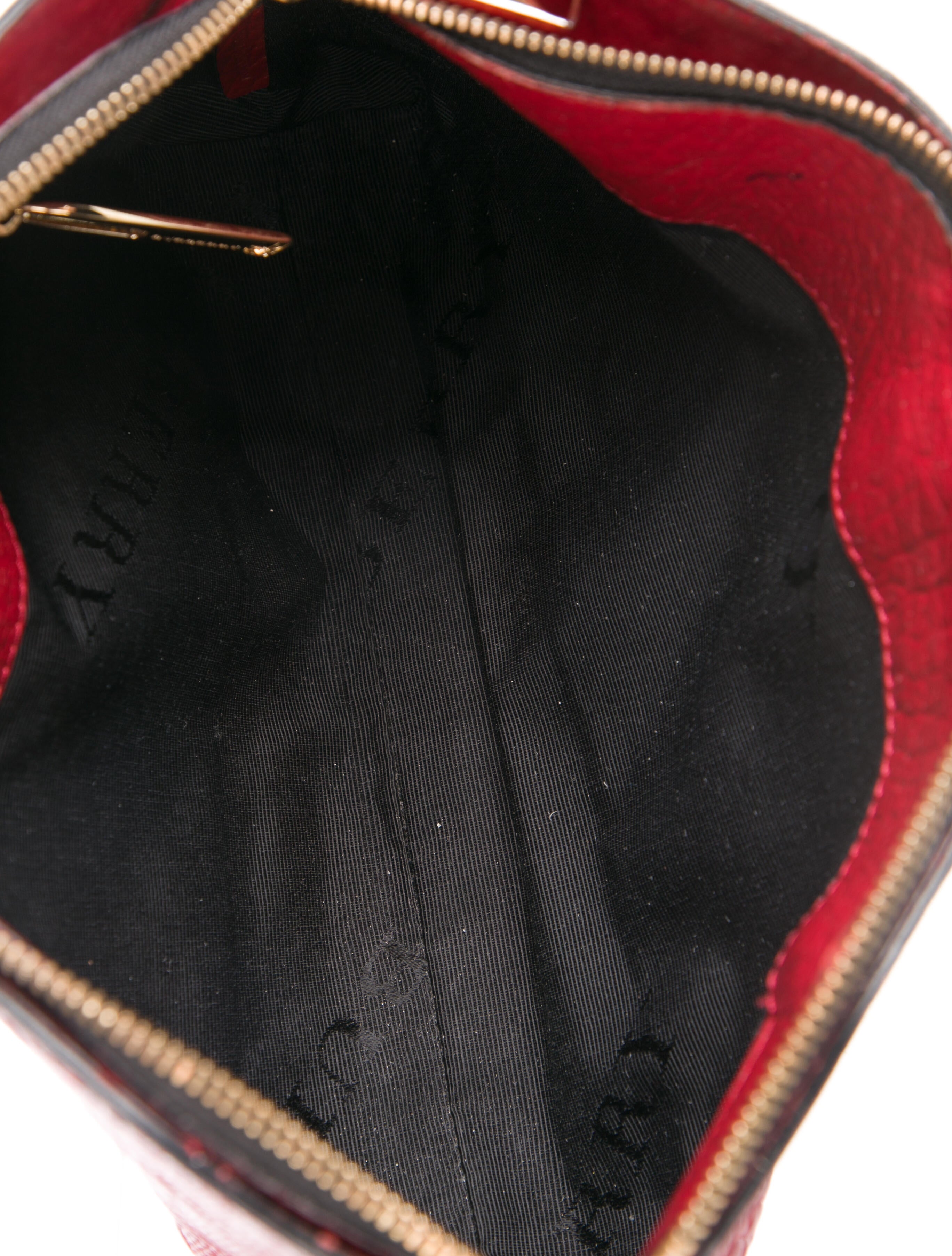 Burberry Embossed Check Peyton Crossbody Bag