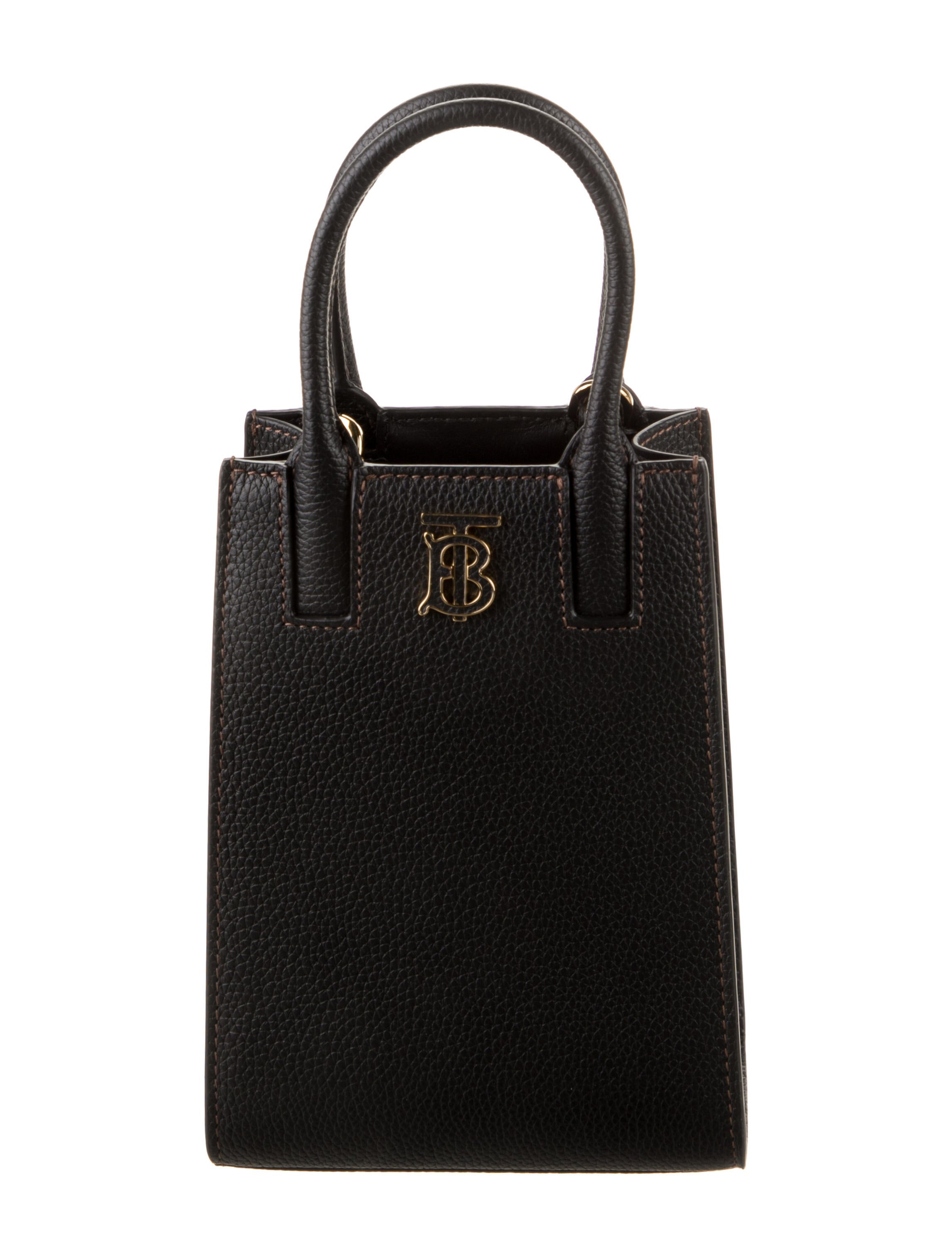 Burberry Leather Mini Bag Black Mini Bags, Handbags BUR368882 The
