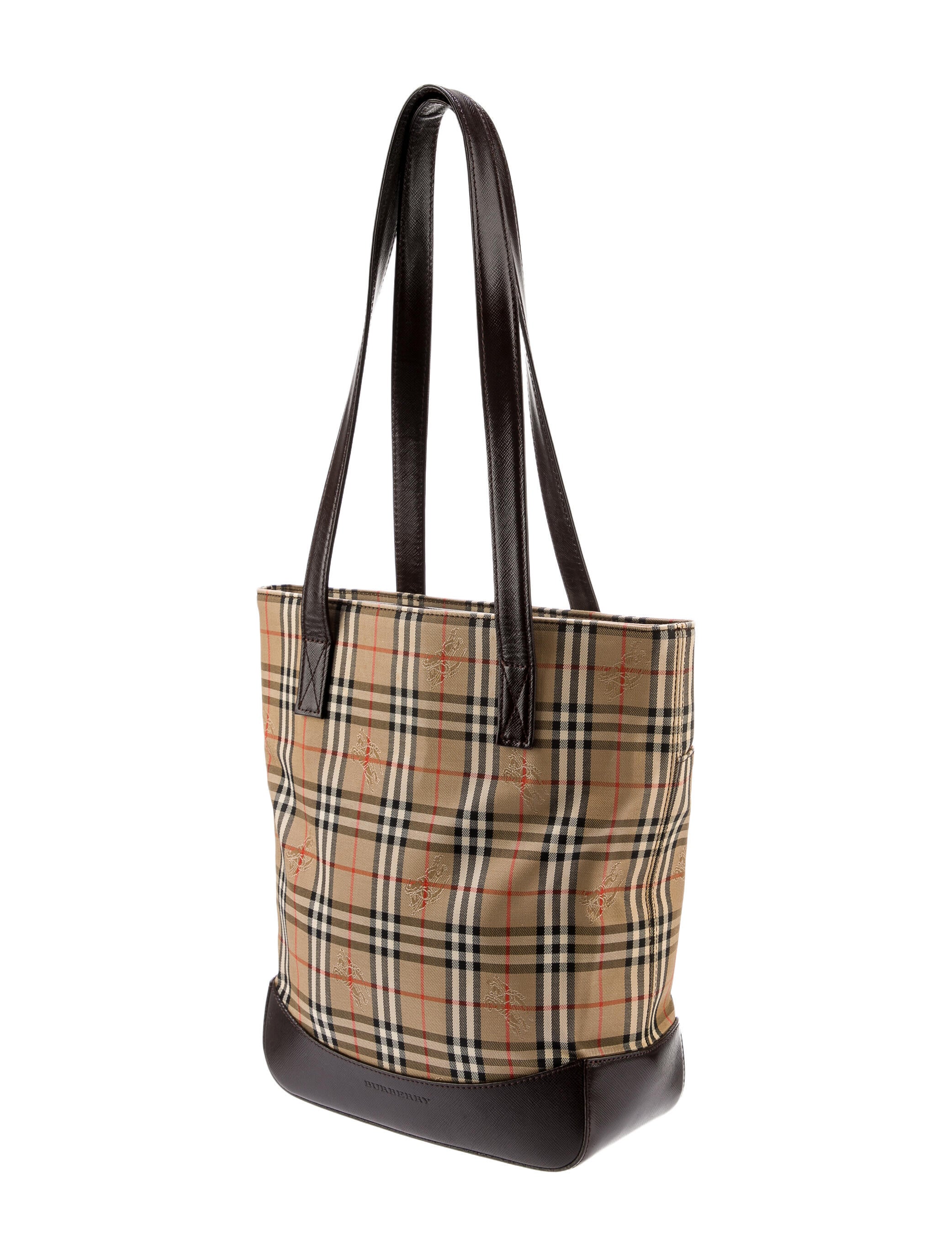 Burberry Horseferry Check Canvas Tote