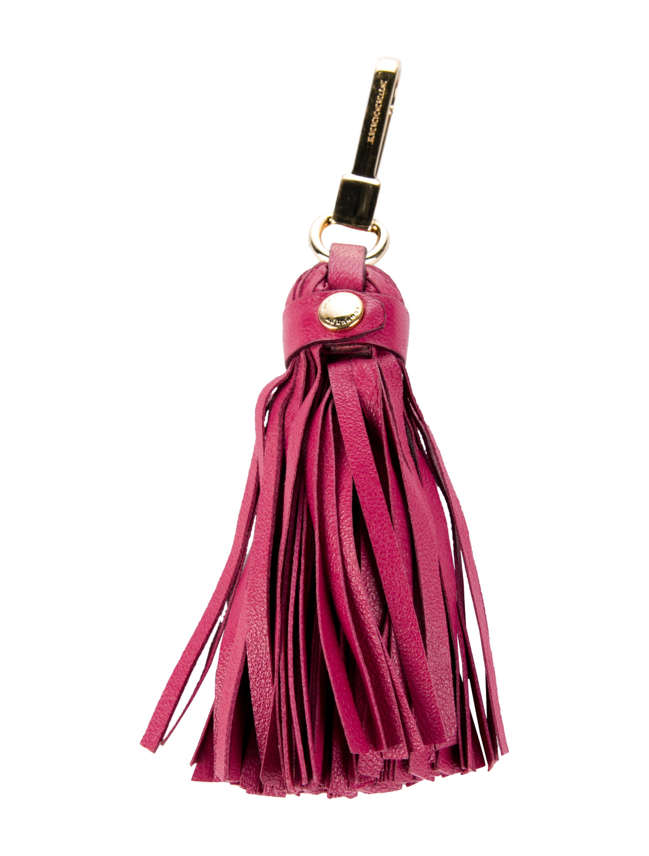 ☆nff☆ pink tassel key ring nff35 Flower Pink Tassel Bag Charm Keychain Key Fob Keyring Silver