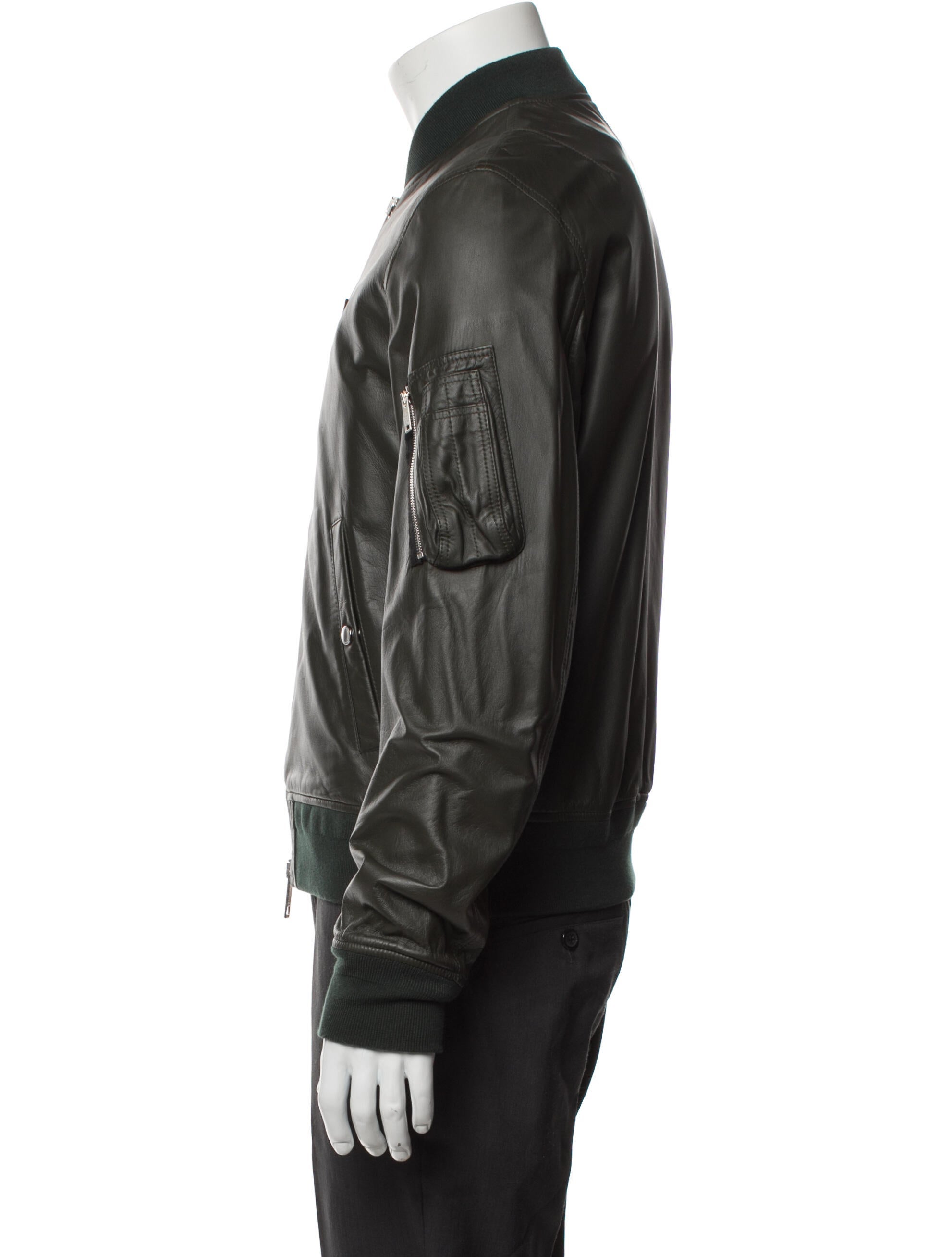 Burberry Bomber Jacket Grey Outerwear, Clothing BUR378705 The