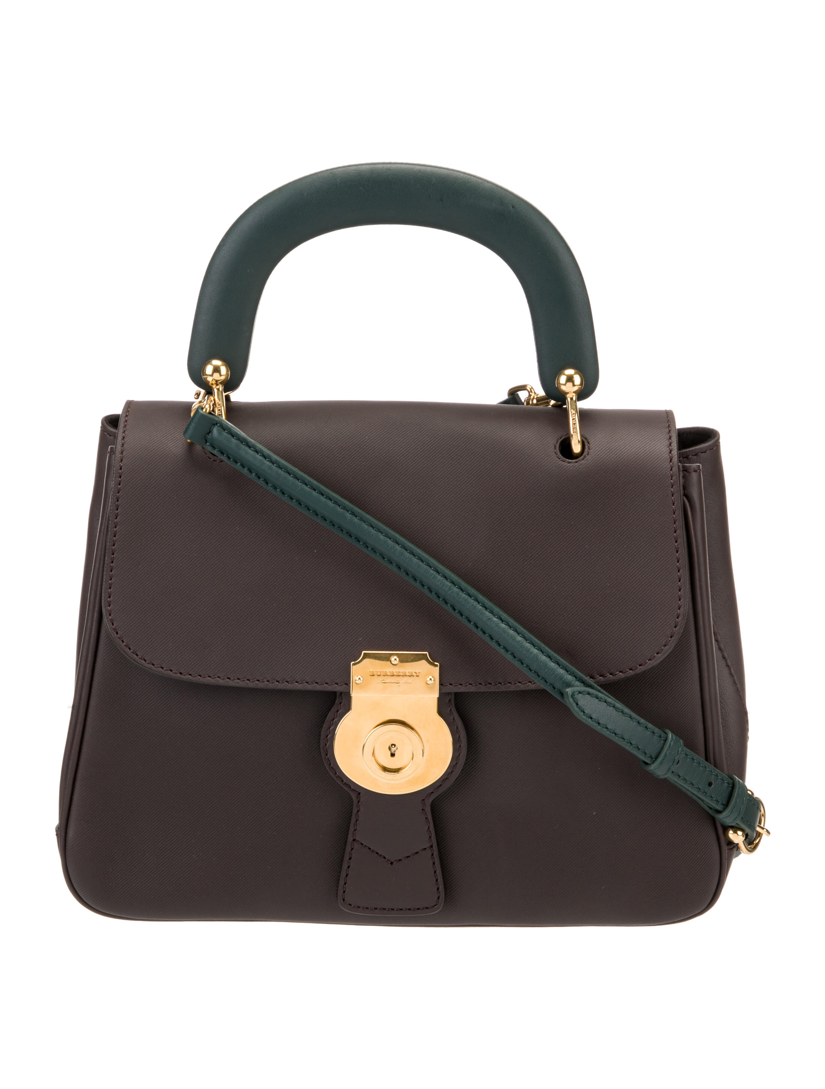 Burberry DK88 Leather Handle Bag
