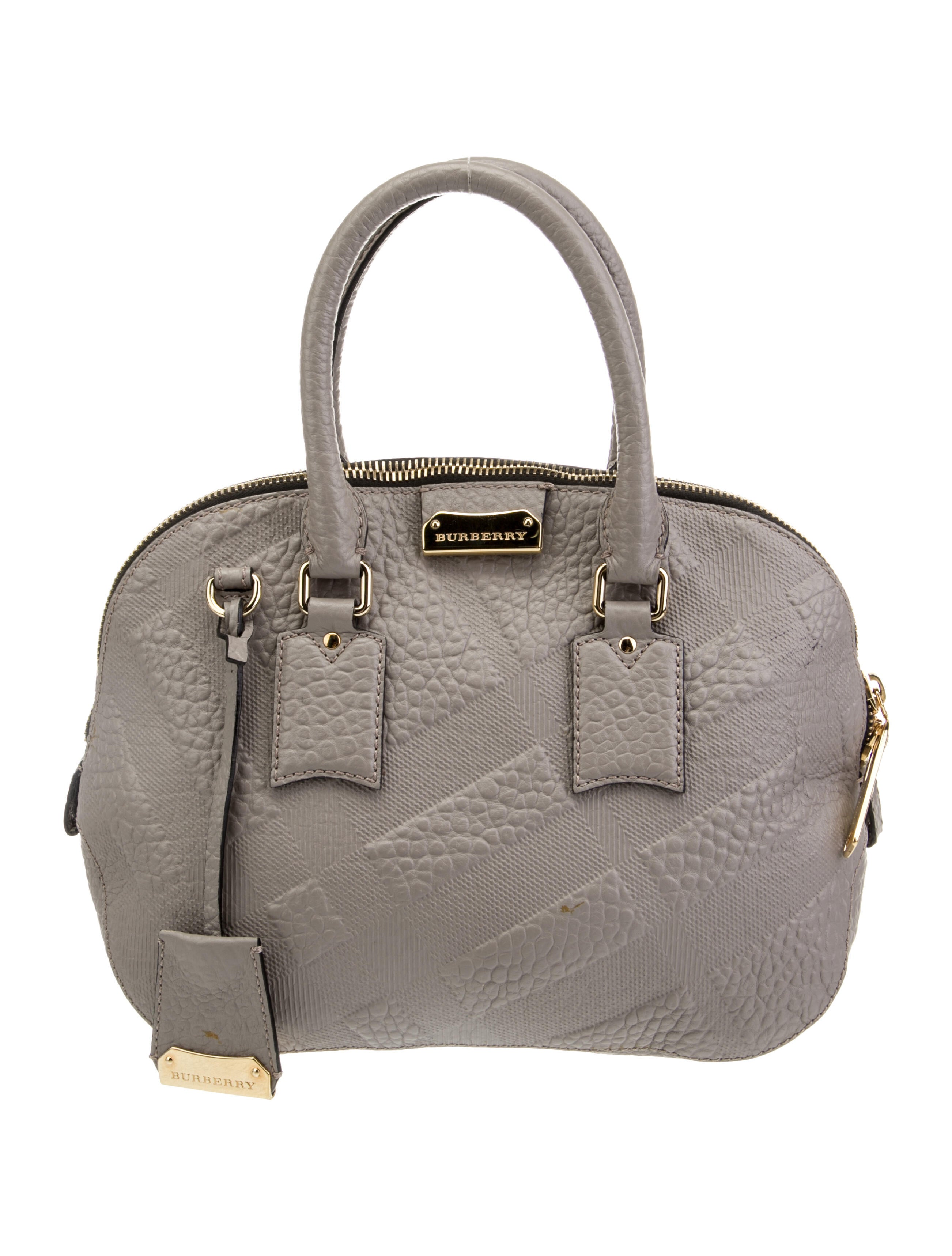 Burberry Orchard Bowling Bag Grey Handle Bags, Handbags BUR382819