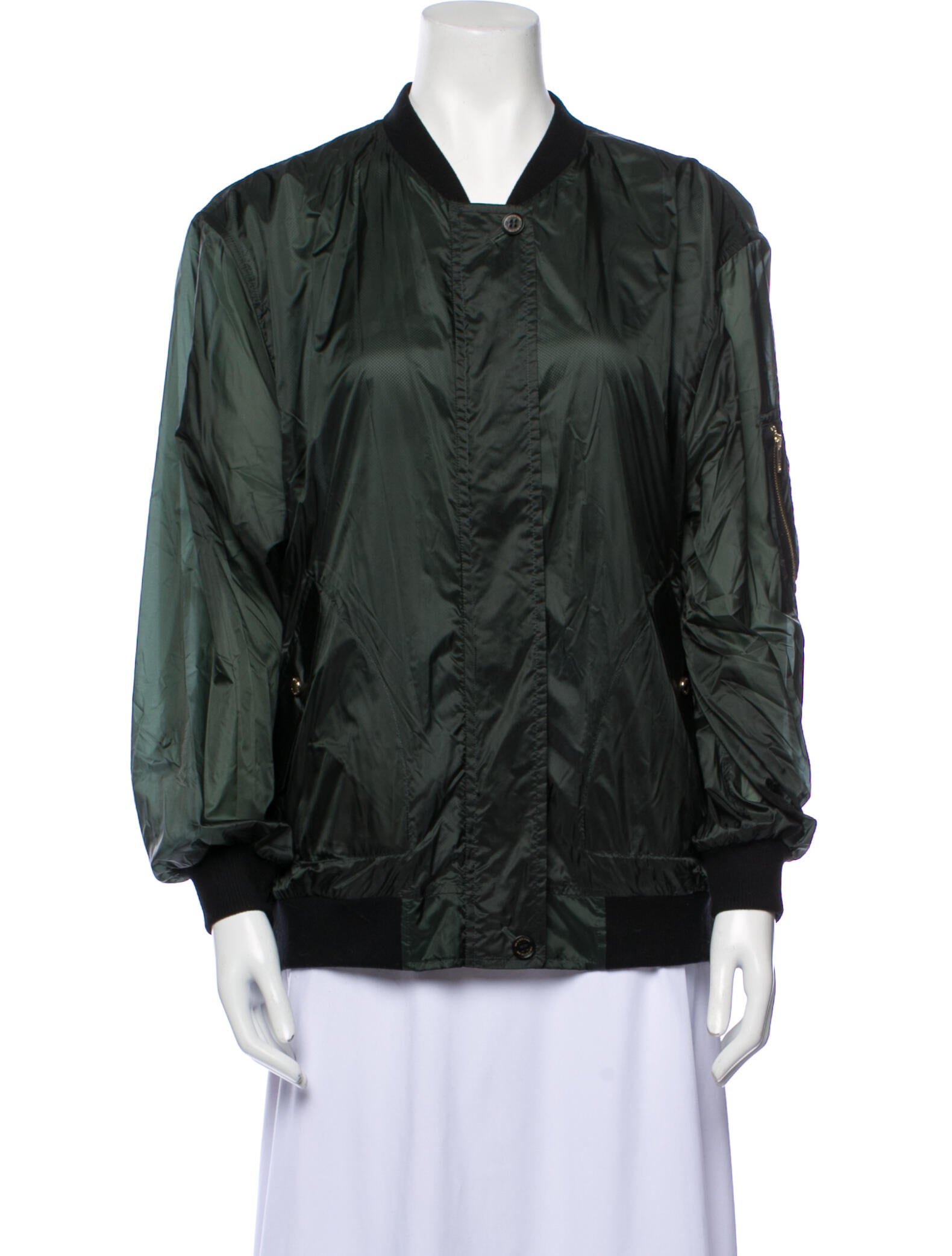 Burberry Bomber Jacket Green Jackets, Clothing BUR387315 The RealReal