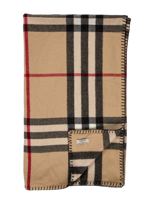 Burberry Nova Check Lambswool Throw Blanket