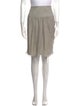 Burberry Silk Knee-Length Skirt