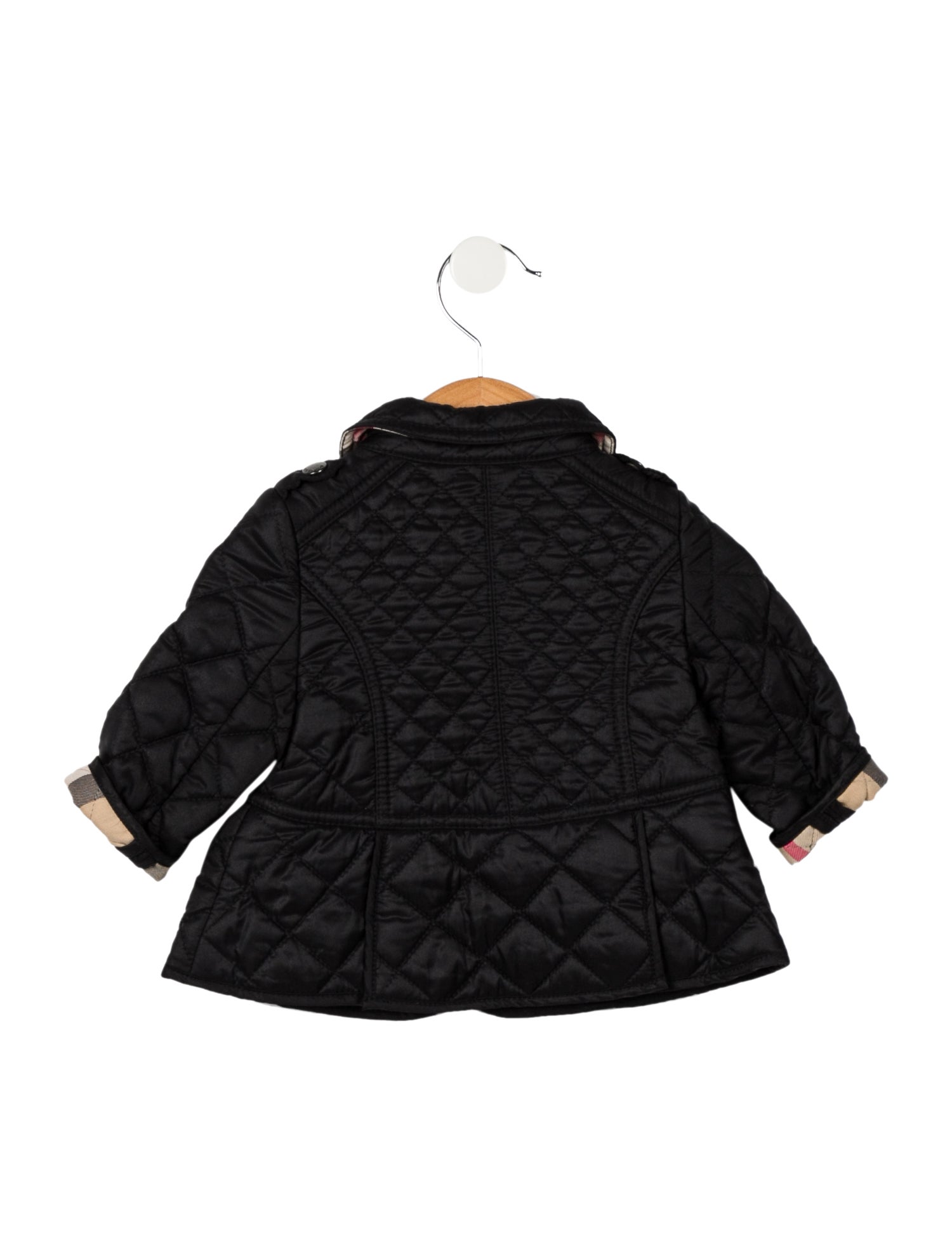 BLACK QUILTED BURBERRY JACKET On Sale Authenticated Resale The RealReal