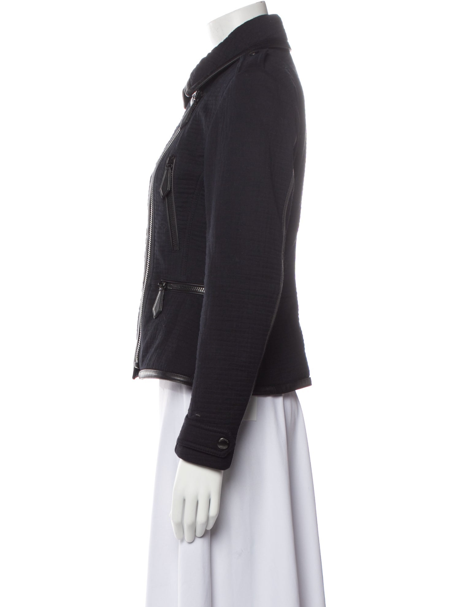 Burberry Biker Jacket - Black Jackets, Clothing - BUR397148 | The