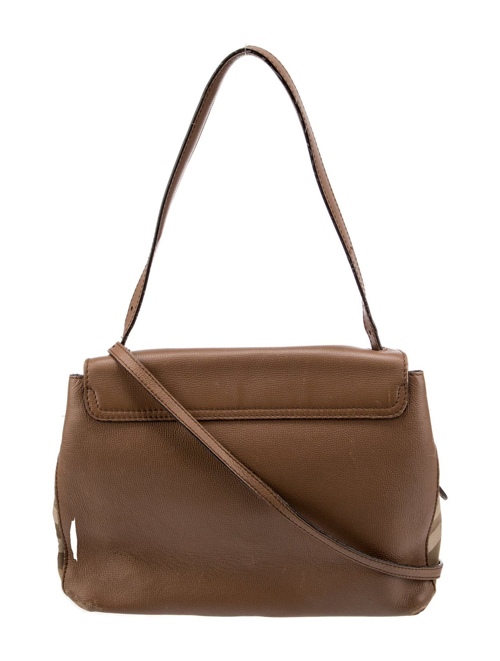 Burberry Medium House Check Camberley Bag Brown Shoulder Bags