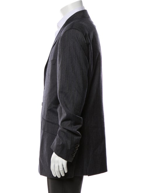 Burberry Virgin Wool Striped Blazer