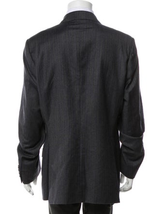 Burberry Virgin Wool Striped Blazer