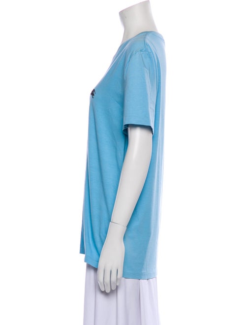 Burberry V-Neck Short Sleeve T-Shirt