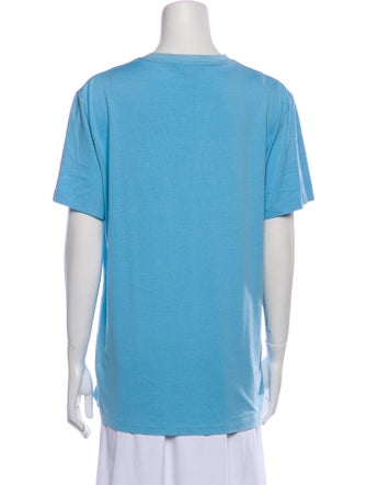 Burberry V-Neck Short Sleeve T-Shirt