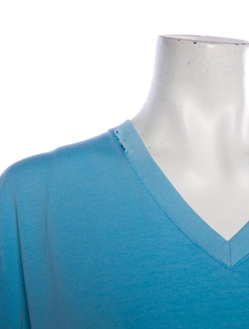 Burberry V-Neck Short Sleeve T-Shirt