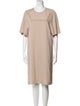 Burberry Crew Neck Knee-Length Dress
