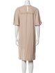 Burberry Crew Neck Knee-Length Dress