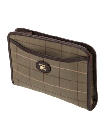 Burberry's Check Clutch