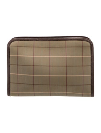 Burberry's Check Clutch