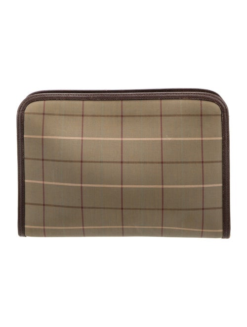 Burberry's Check Clutch