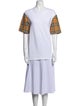 Burberry House Check Pattern Crew Neck T-Shirt