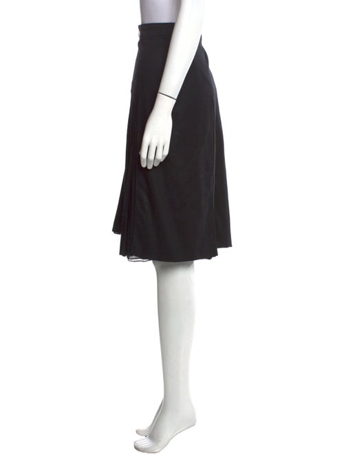 Burberry Virgin Wool Knee-Length Skirt