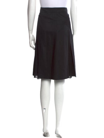 Burberry Virgin Wool Knee-Length Skirt