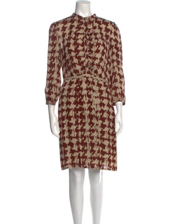 Burberry Silk Knee-Length Dress