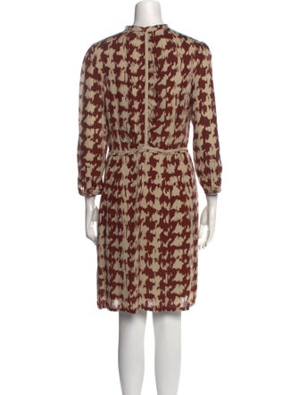Burberry Silk Knee-Length Dress