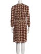 Burberry Silk Knee-Length Dress