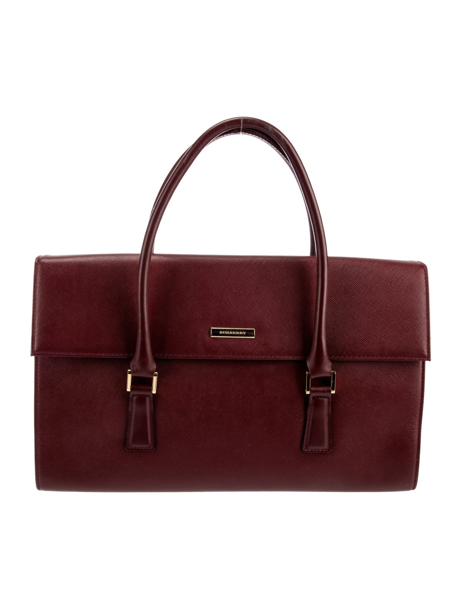 Burberry Leather Handle bag Red Handle Bags, Handbags BUR404626