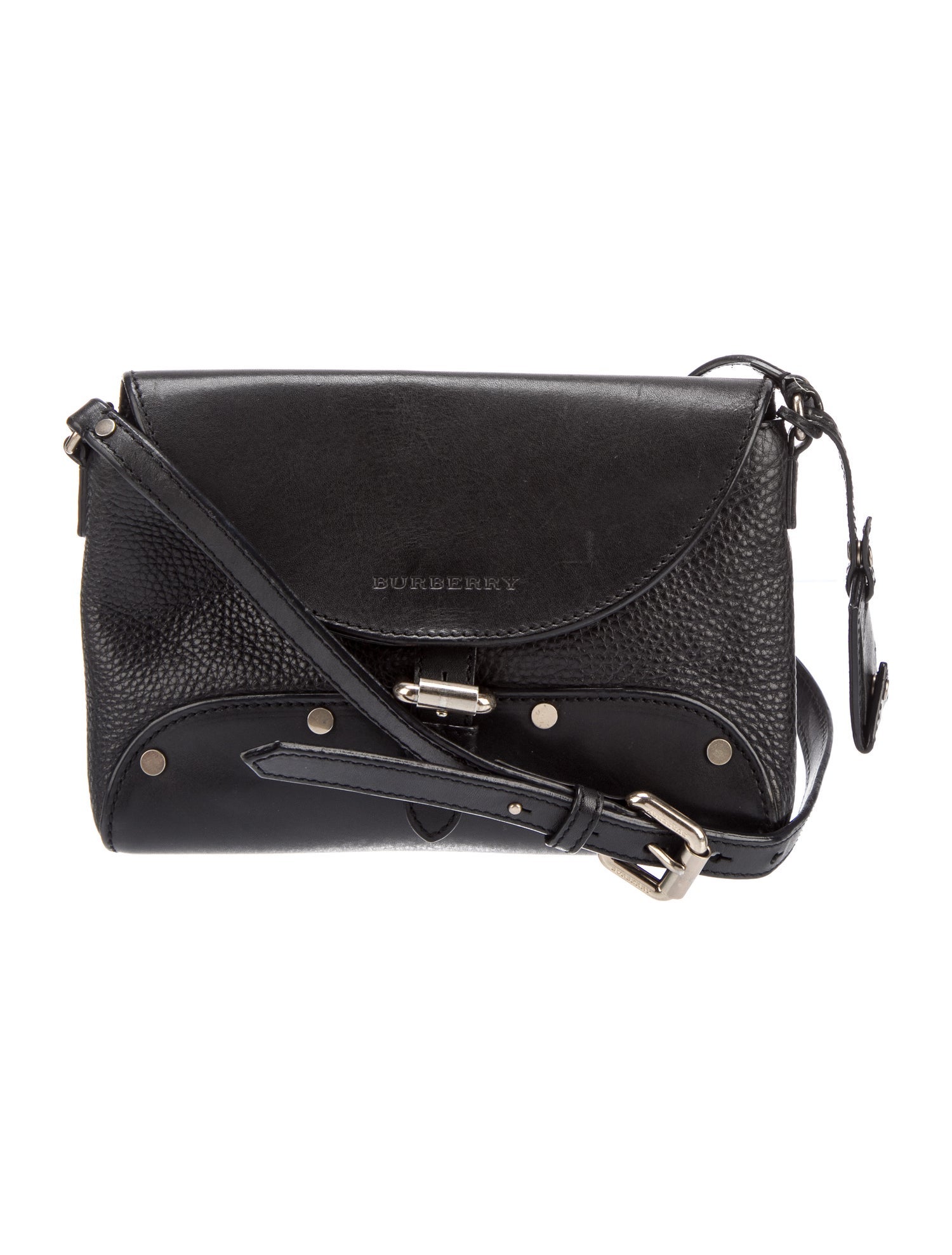 Burberry Leather Crossbody Bag Black Crossbody Bags, Handbags