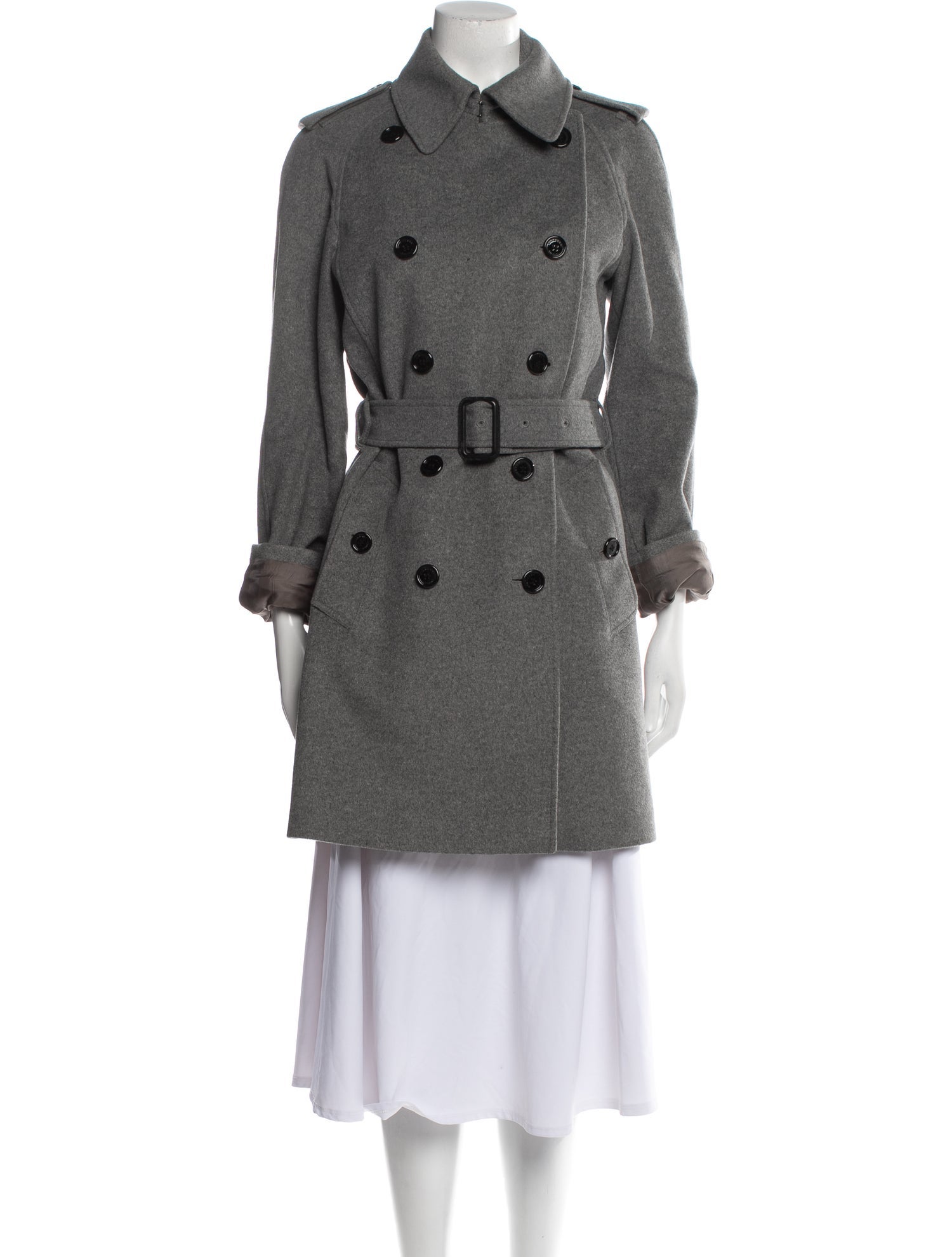 Trench Coat Mens Grey Burberry Wool Peacoat Burberry London Trench