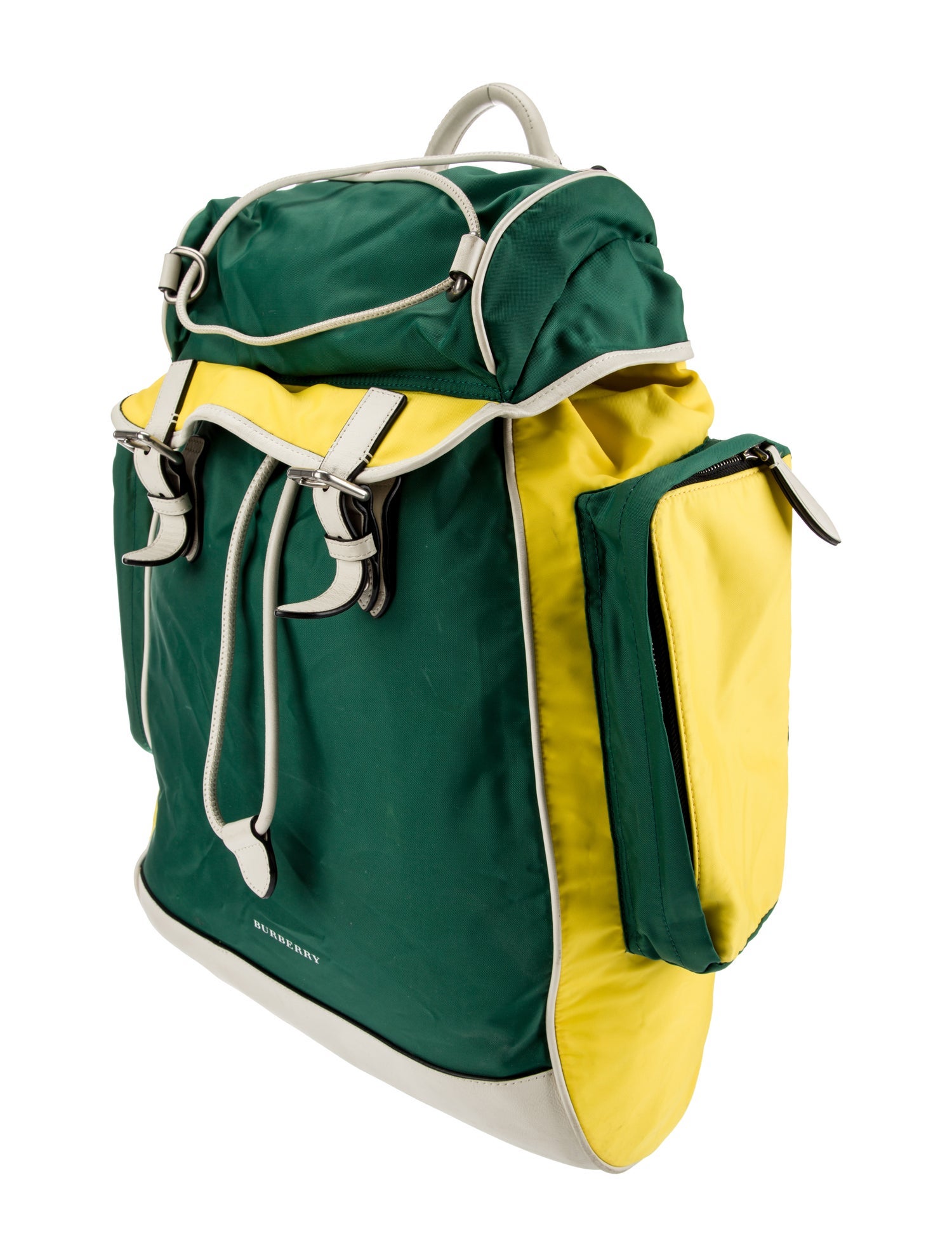 Burberry Nylon Drawstring Backpack Green Backpacks, Bags BUR407402