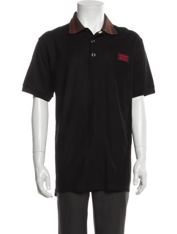 Burberry Polos Nova Check Pattern Collar Polo Shirt M