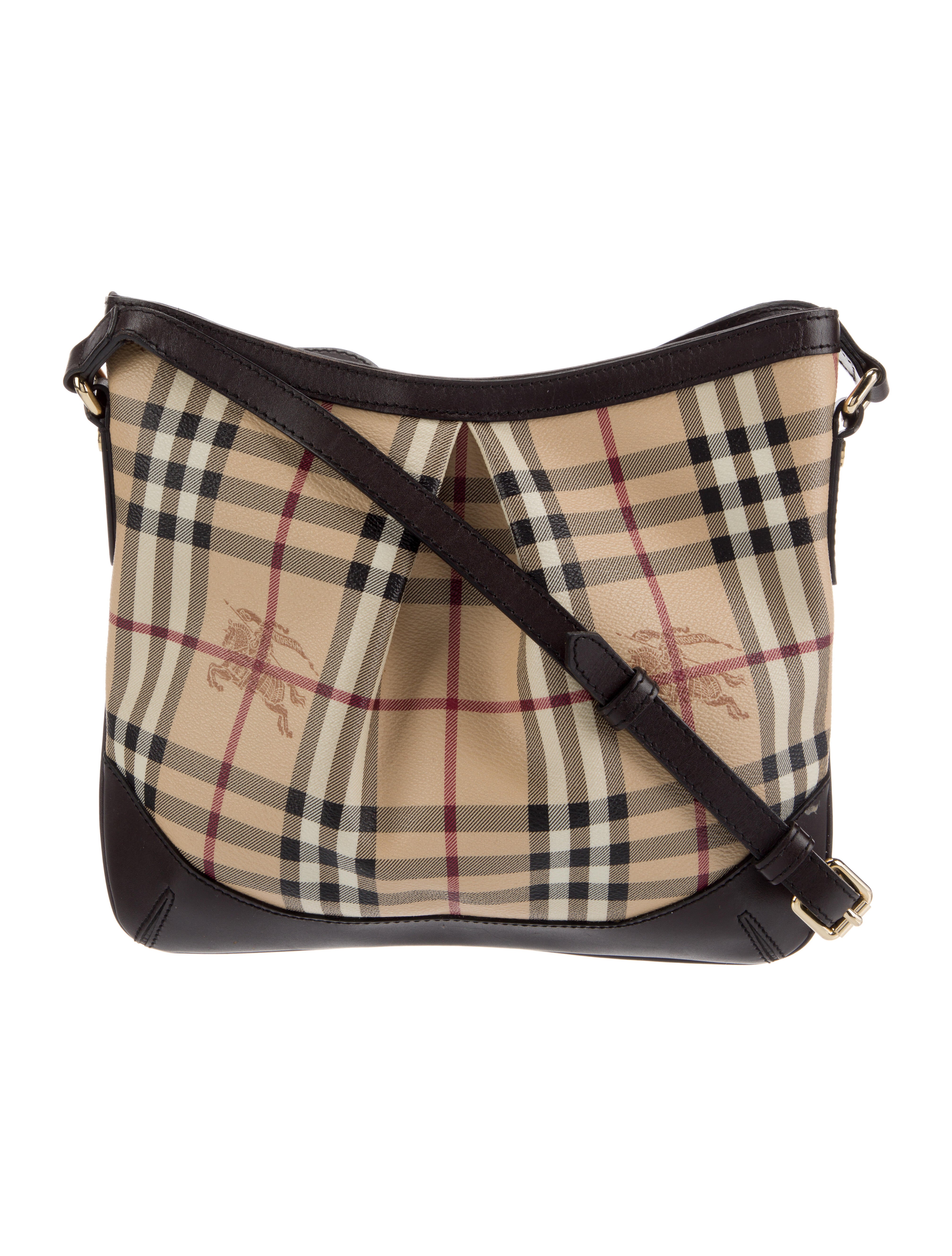 Burberry Haymarket Check Crossbody - Neutrals Crossbody Bags, Handbags ...