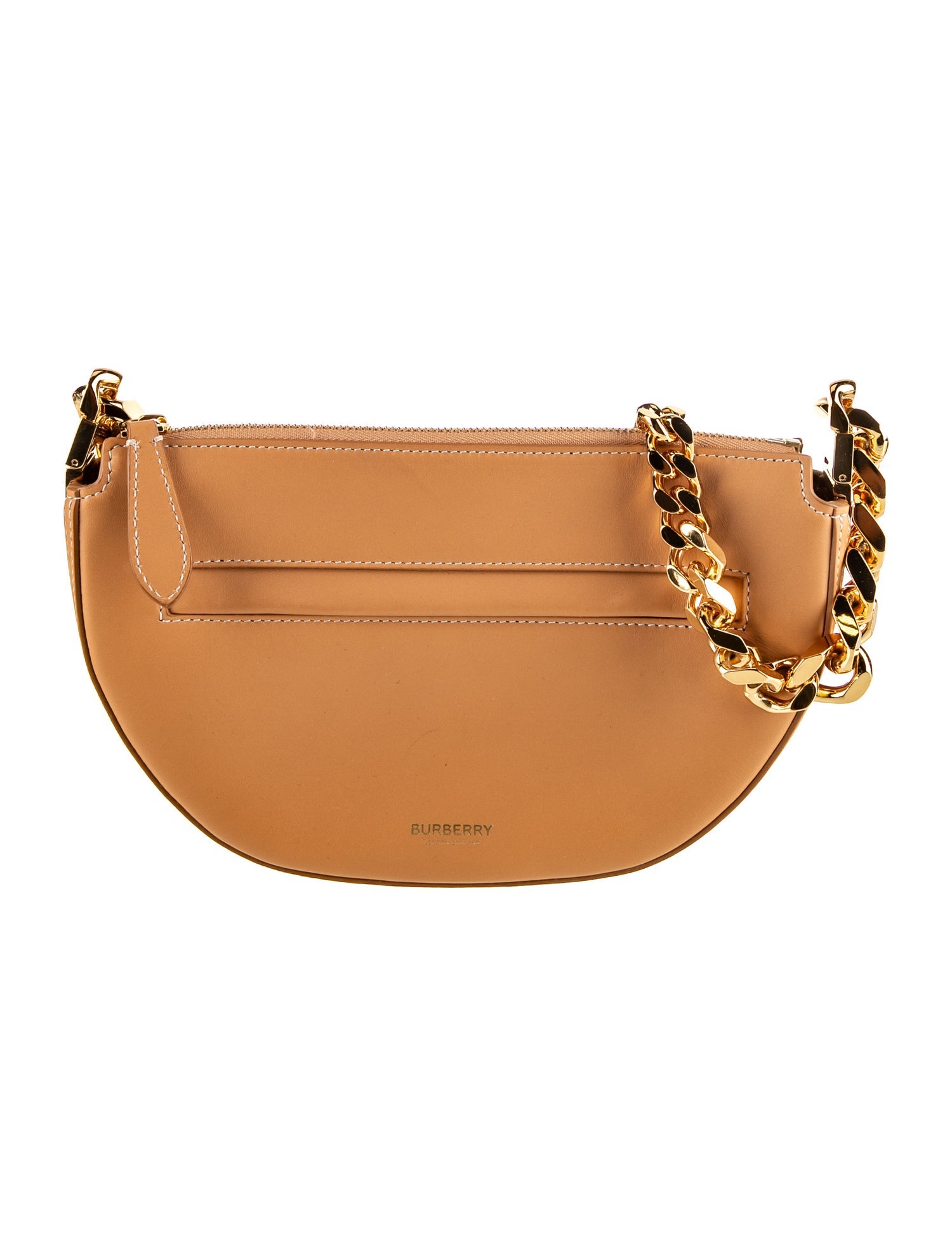 Burberry Leather Olympia Shoulder Bag Brown Shoulder Bags, Handbags