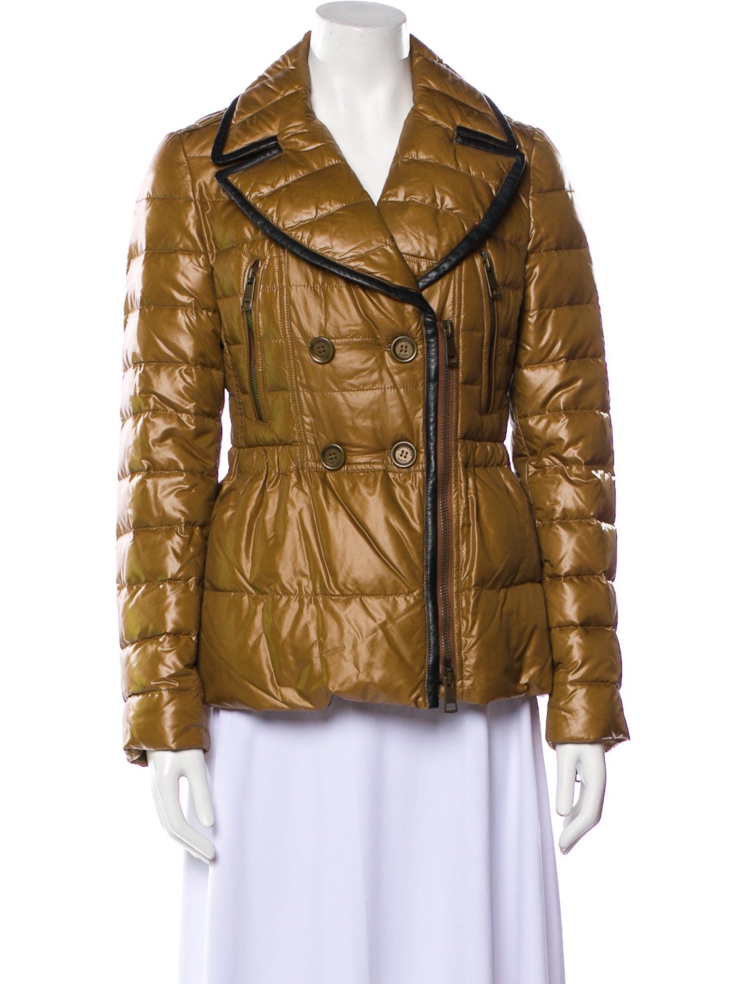 Burberry Down Jacket Brown Jackets, Clothing BUR410796 The RealReal