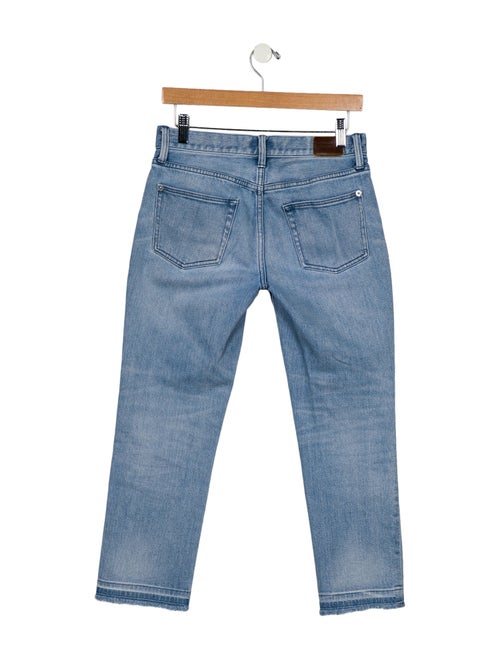 Burberry Mid-Rise Straight Leg Jeans