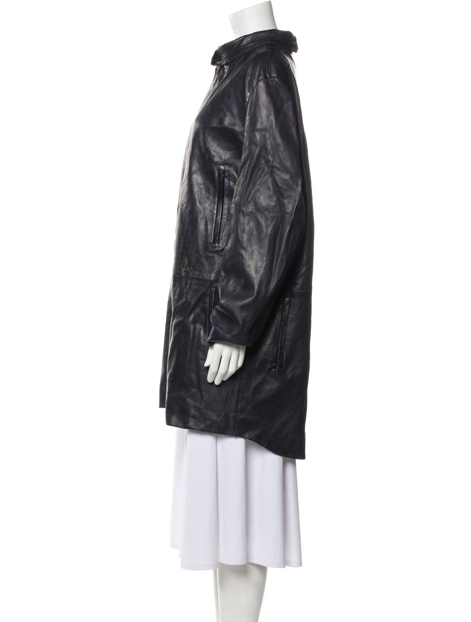 Burberry Prorsum Leather Coat