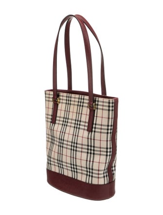 Burberry Nova Check Tote Bag