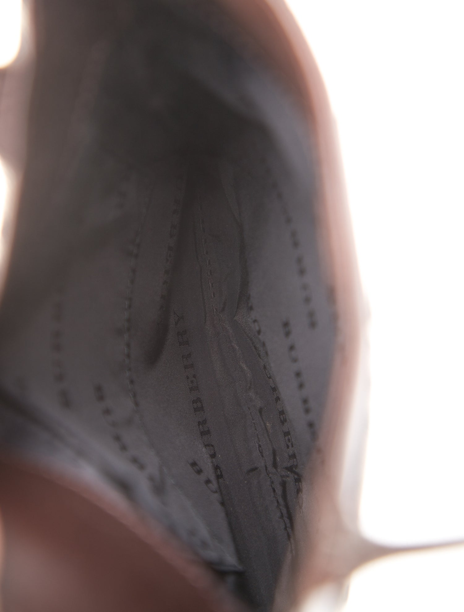 Burberry Leather Trimmed Mini Bag