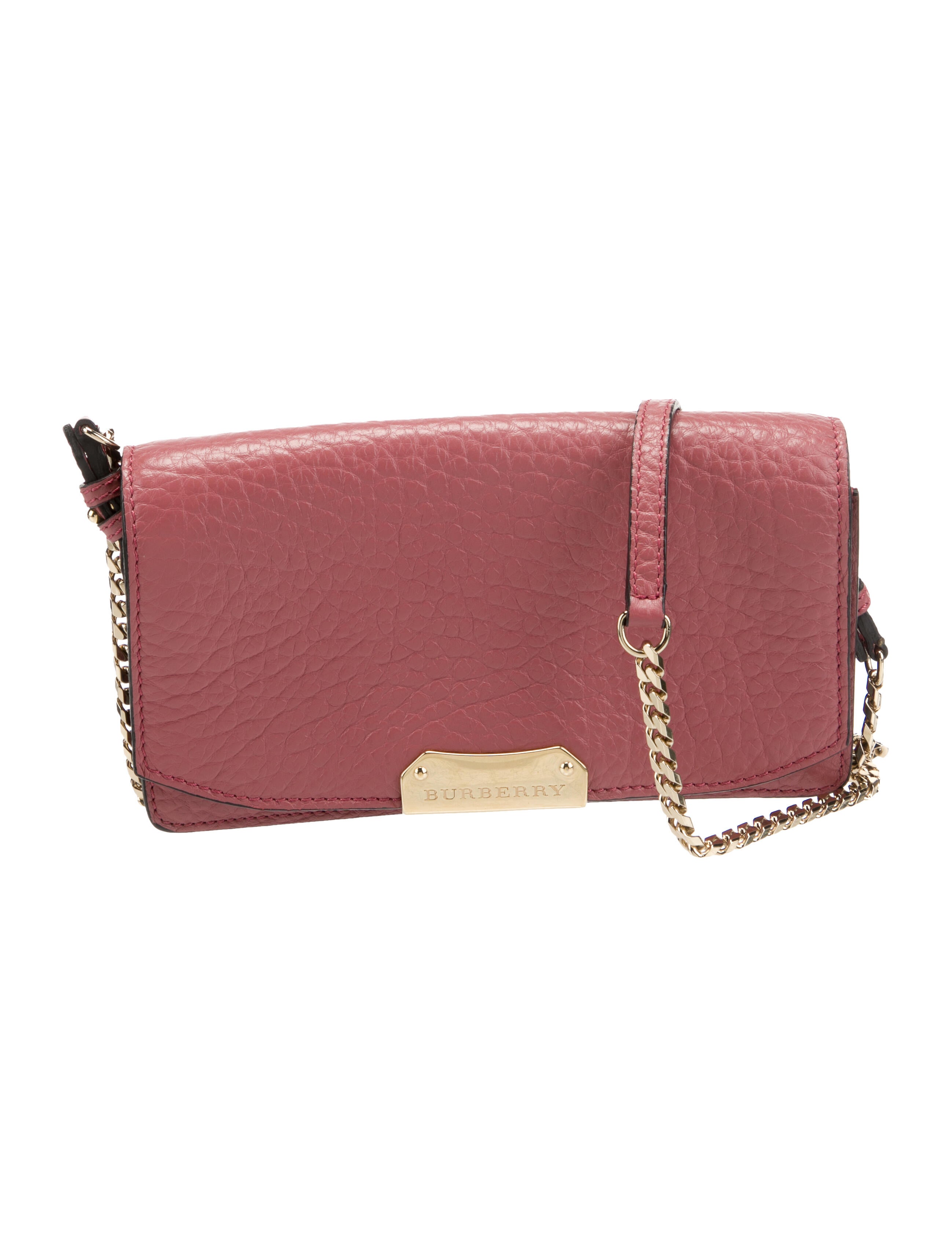 Burberry Leather Chain Crossbody Bag