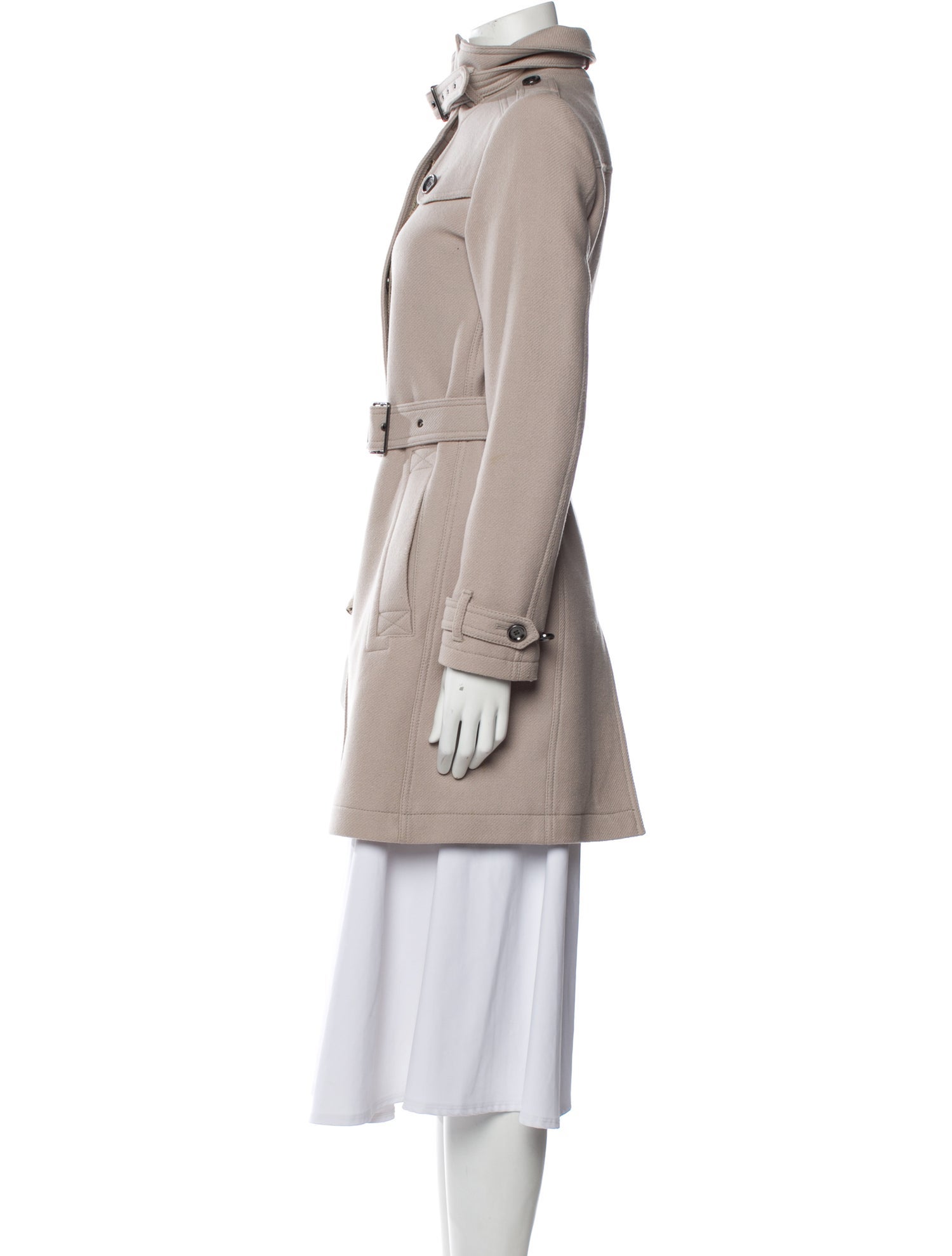 Burberry Brit Trench Coat - Pink Coats, Clothing - BUR419615 | The