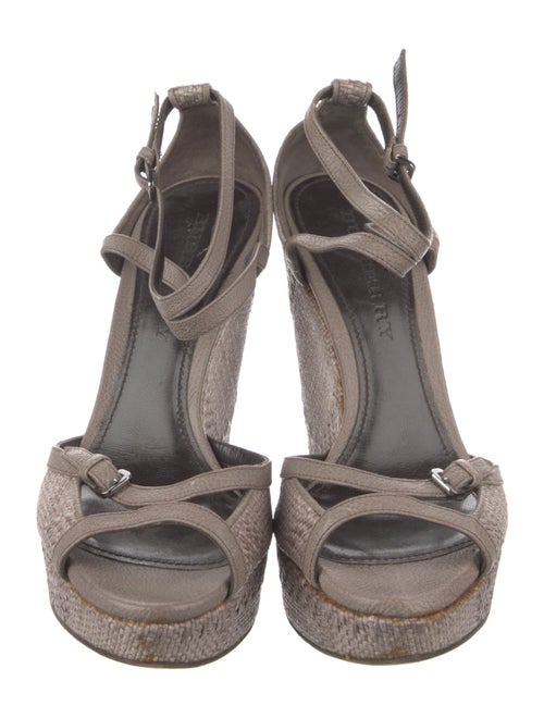 Burberry Leather Espadrilles