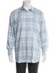 Burberry London Plaid Print Long Sleeve Shirt