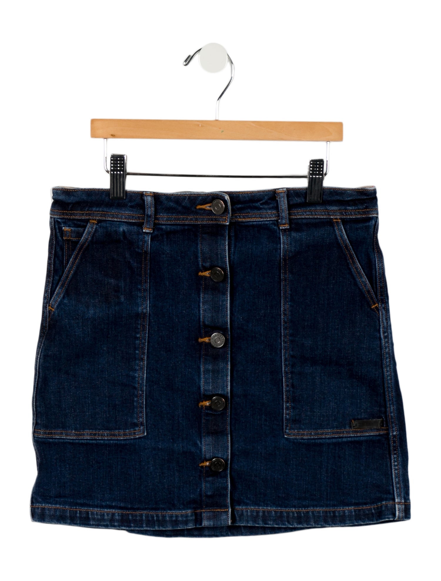 Burberry Girls' Denim Mini Skirt