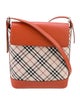 Burberry Canvas Nova Check Pattern Crossbody Bag