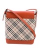 Burberry Canvas Nova Check Pattern Crossbody Bag