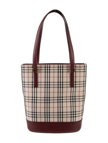 Burberry Bucket Bags Canvas Nova Check Pattern Bag