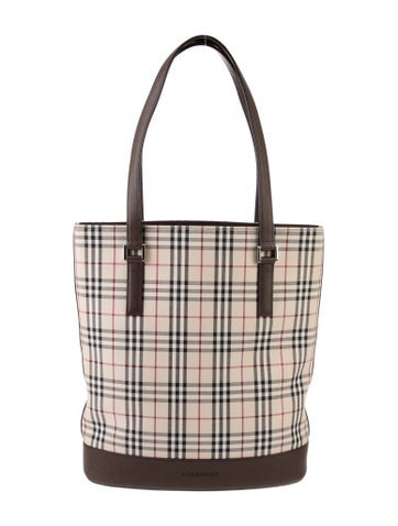 Burberry Bucket Bags Canvas Nova Check Pattern Bag